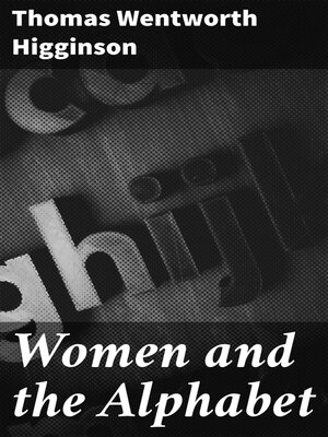 cover image of Women and the Alphabet
